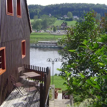 Ferienwohnungen Elbjuwel Rathen Esterno foto